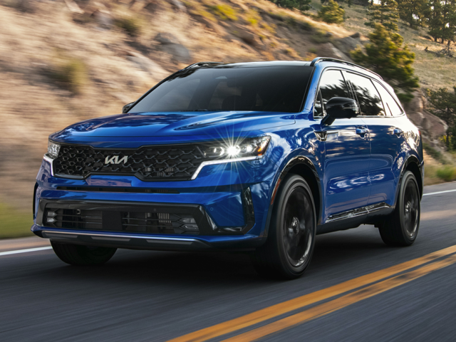 blue 2022 kia sorento