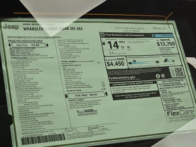 2026 Jeep Wrangler WRANGLER 4-DOOR MOAB 392