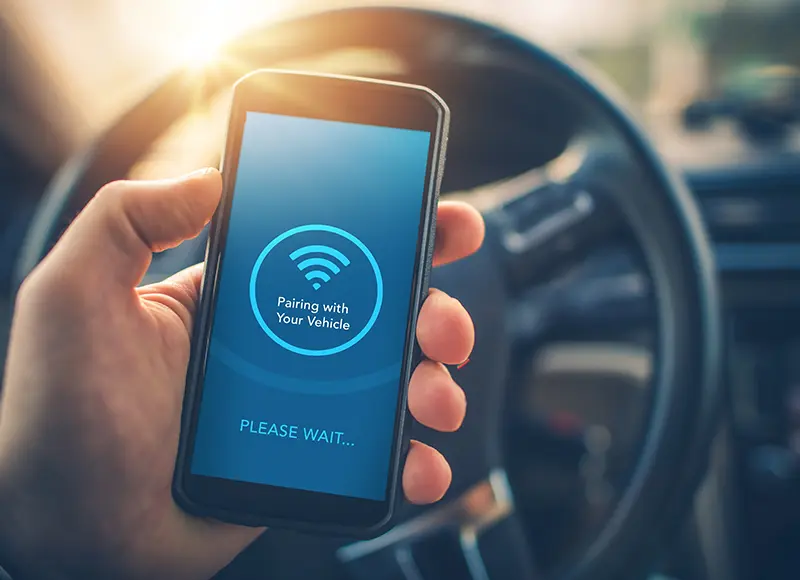 bluetooth from phone to vehicle